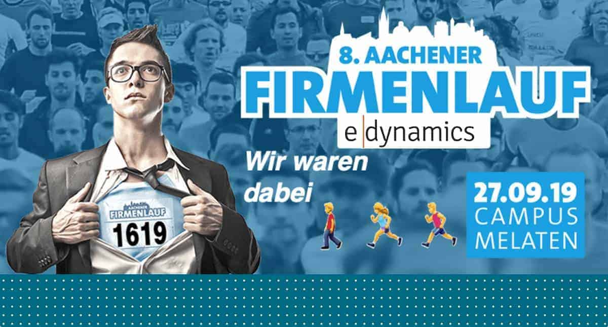 e-dynamics beim 8. Aachener Firmenlauf