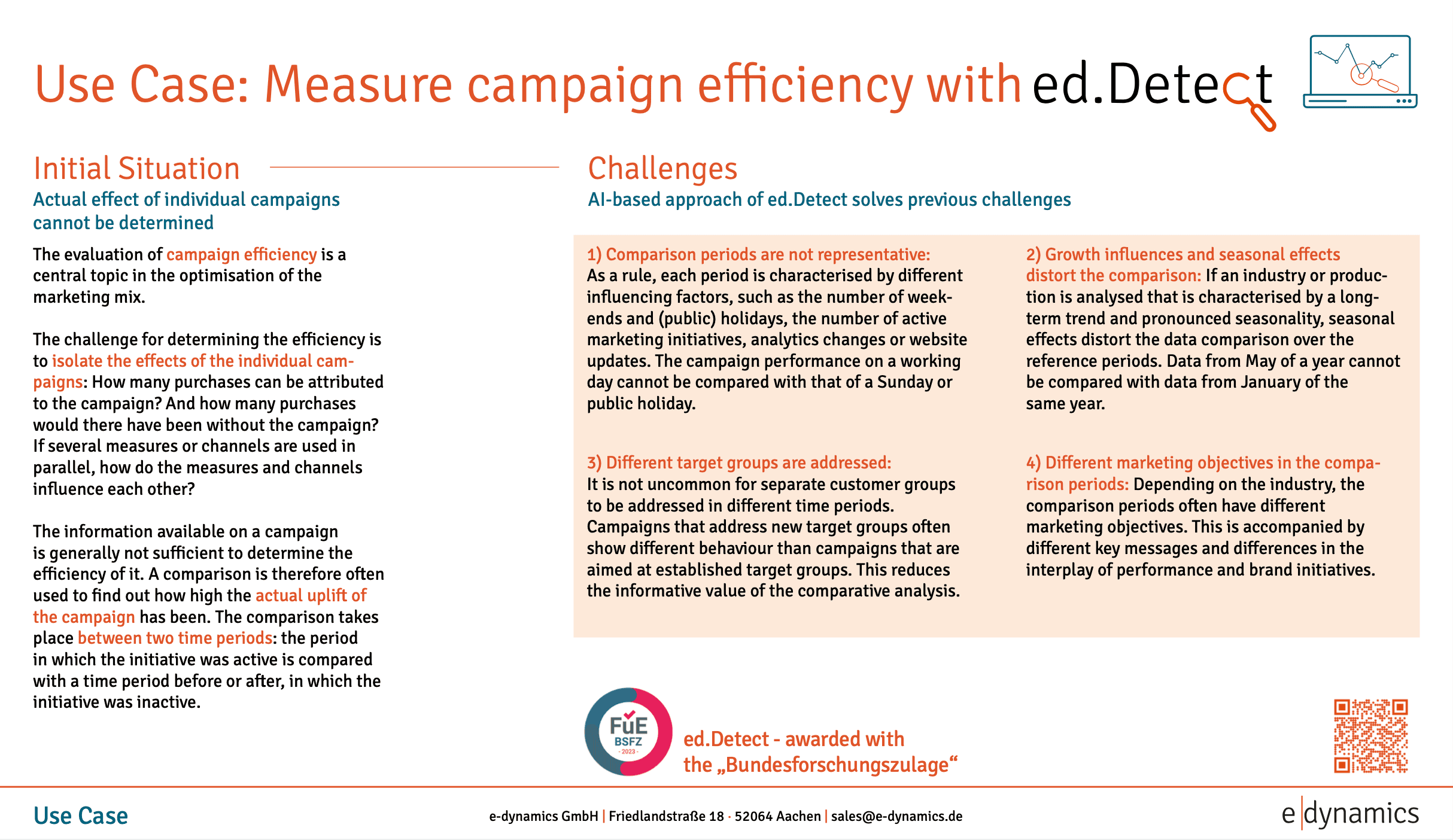 Use Case ed.Detect Campaign Efficiency